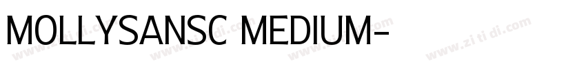 MollySansC Medium字体转换